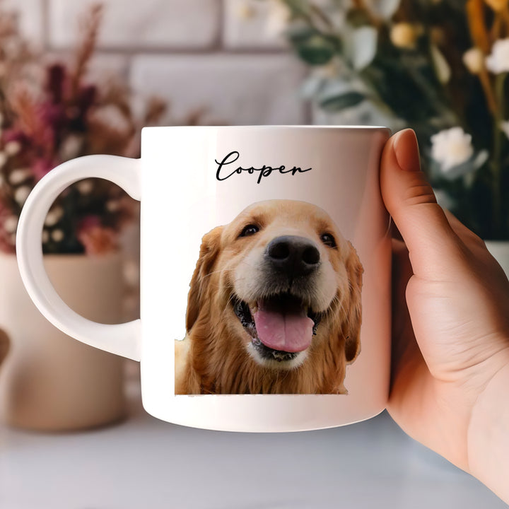 Custom Photo Our Human Servant - Personalized Custom Coffee Mug