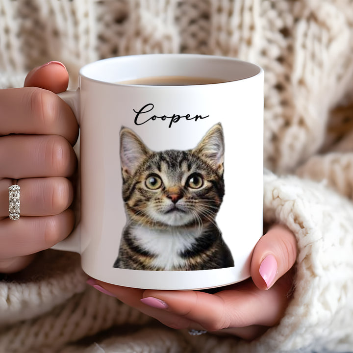 Custom Photo Our Human Servant - Personalized Custom Coffee Mug