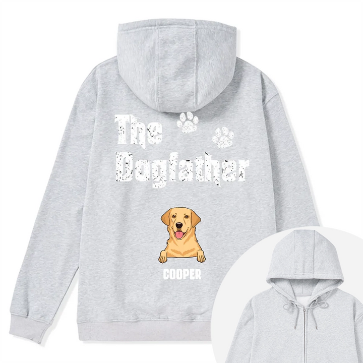 The Dogfather 5 - Personalized Custom Zipper Hoodie