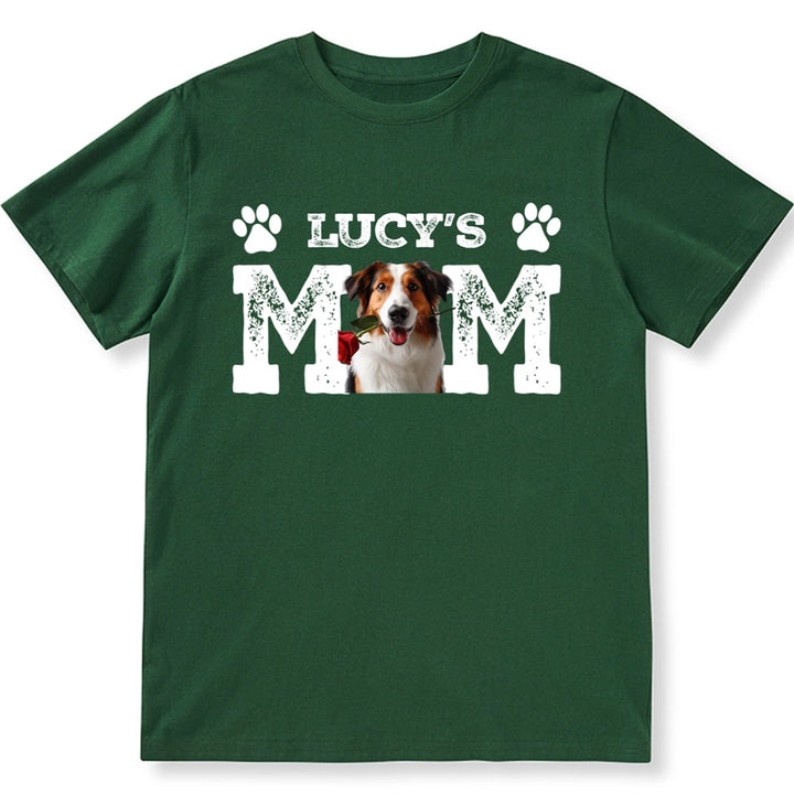 Distressed Dog Dad Dog MOM - Personalized Custom Unisex T-shirt