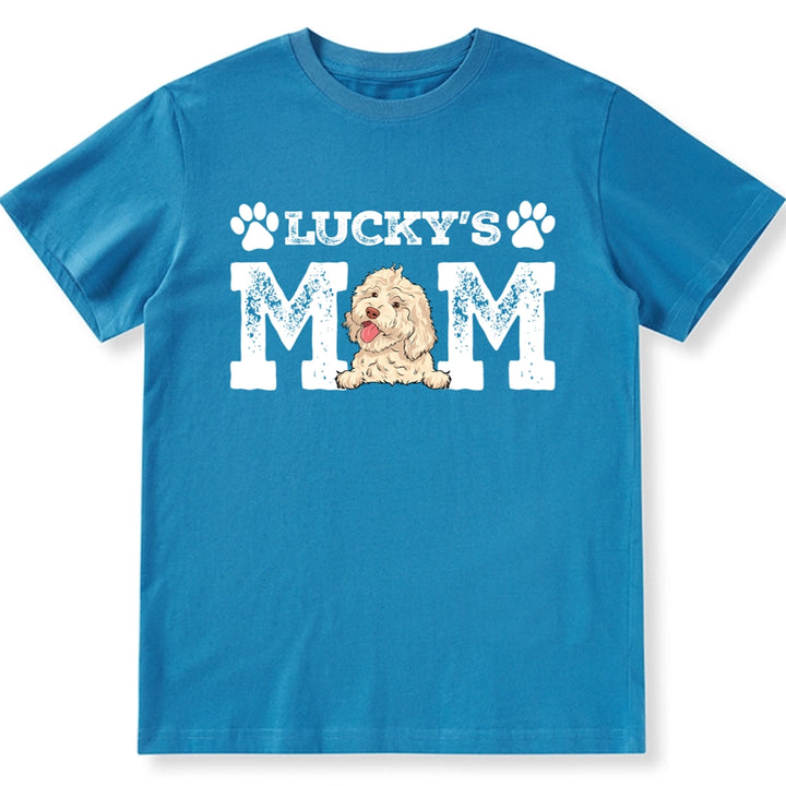 Distressed Dog Dad Dog MOM - Personalized Custom Unisex T-shirt