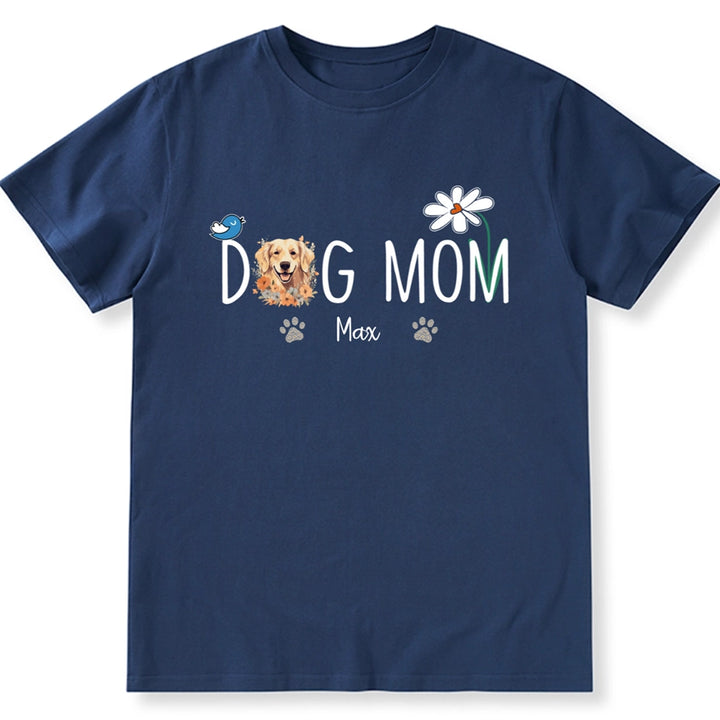 Dog Mom Daisy - Personalized Custom Unisex T-shirt