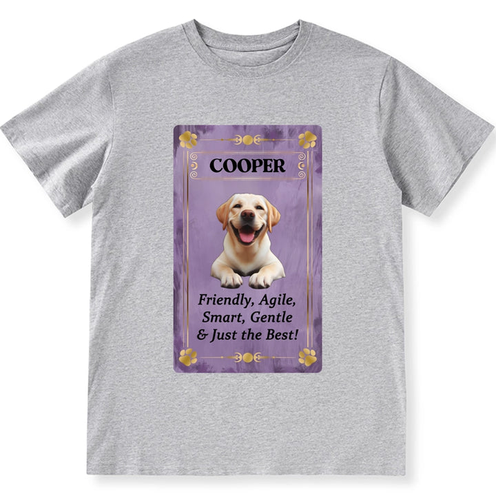 Dog Personality Trait Tarot Cards- Personalized Custom Unisex T-shirt