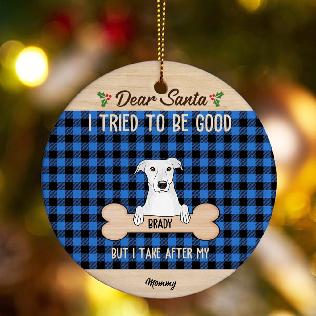 I Tried To Be Good - Personalized Christmas Ornament