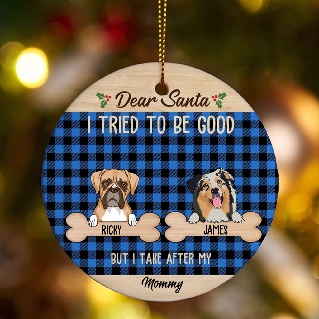 I Tried To Be Good - Personalized Christmas Ornament