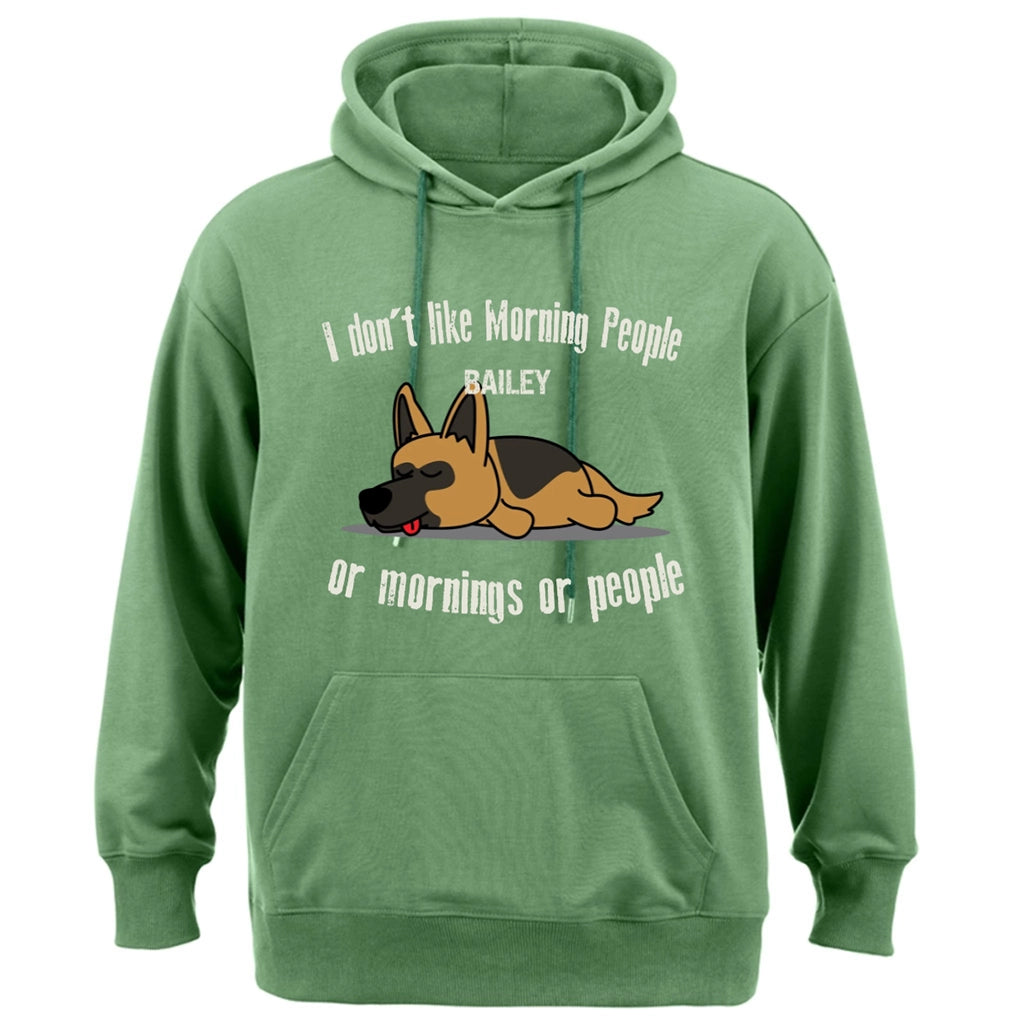 I Don't Like Morning People - Personalized Custom Hoodie