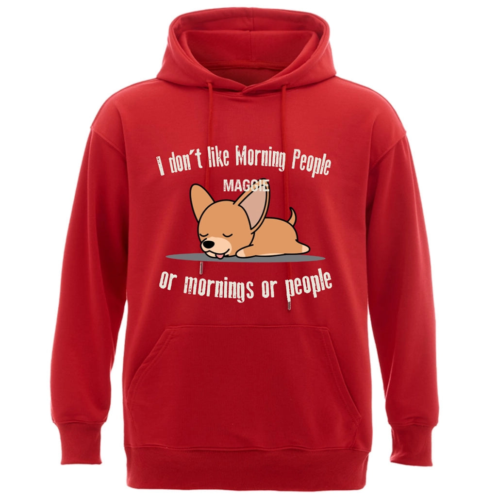 I Don't Like Morning People - Personalized Custom Hoodie