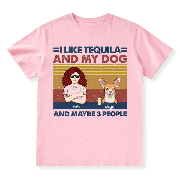 I Like Beer And My Pet - Personalized Custom Unisex T-shirt