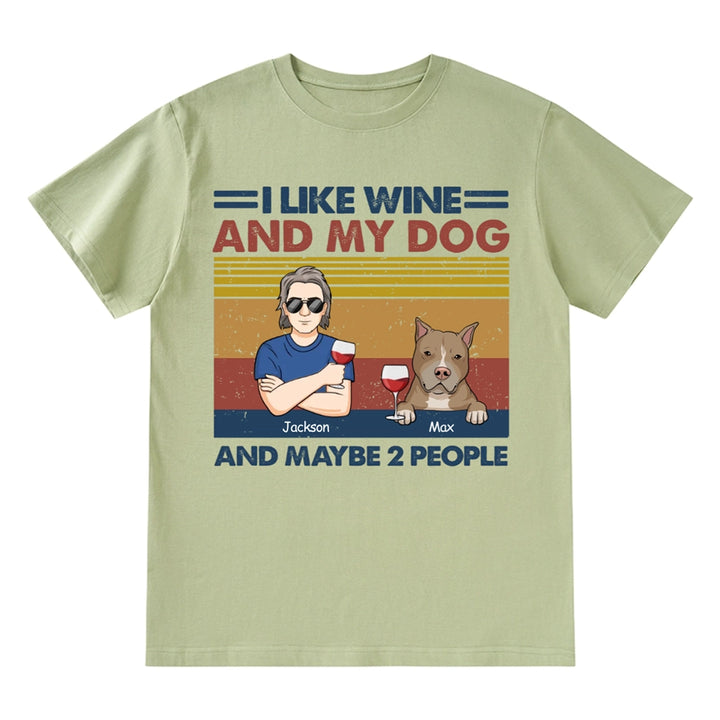 I Like Beer And My Pet - Personalized Custom Unisex T-shirt