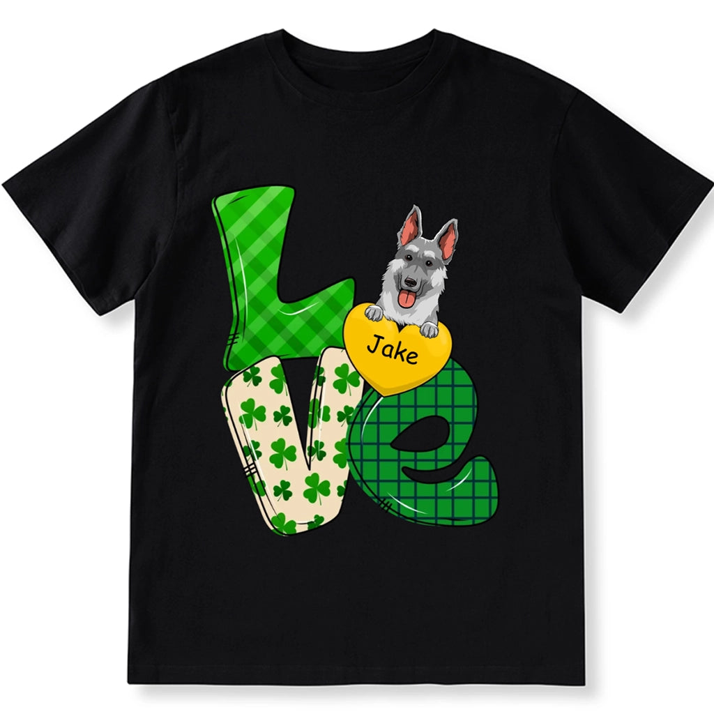 Love St. Patrick's Day - Personalized Custom Unisex T-shirt