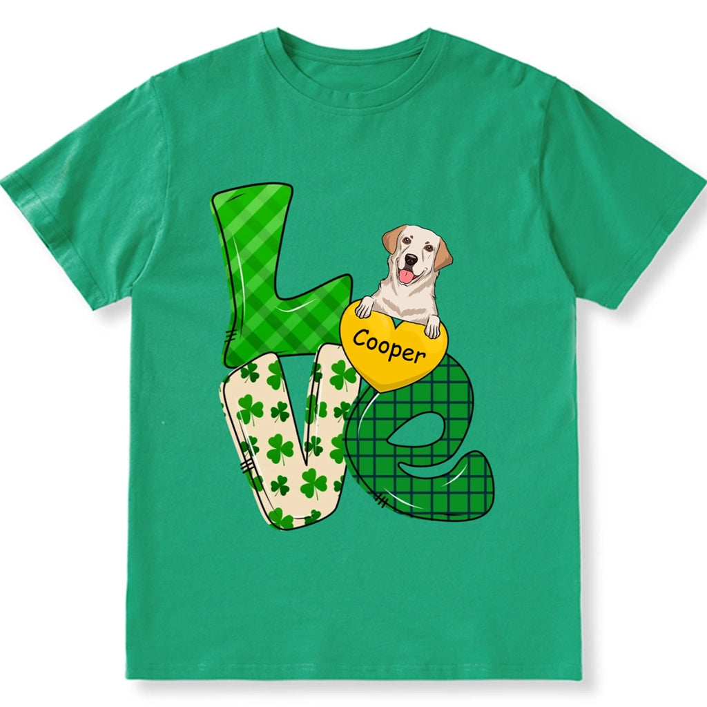 Love St. Patrick's Day - Personalized Custom Unisex T-shirt