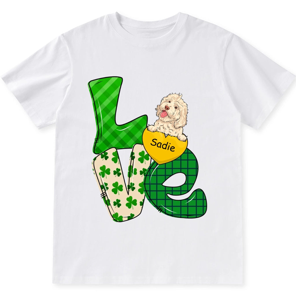 Love St. Patrick's Day - Personalized Custom Unisex T-shirt