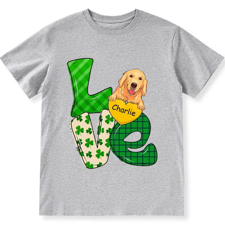 Love St. Patrick's Day - Personalized Custom Unisex T-shirt