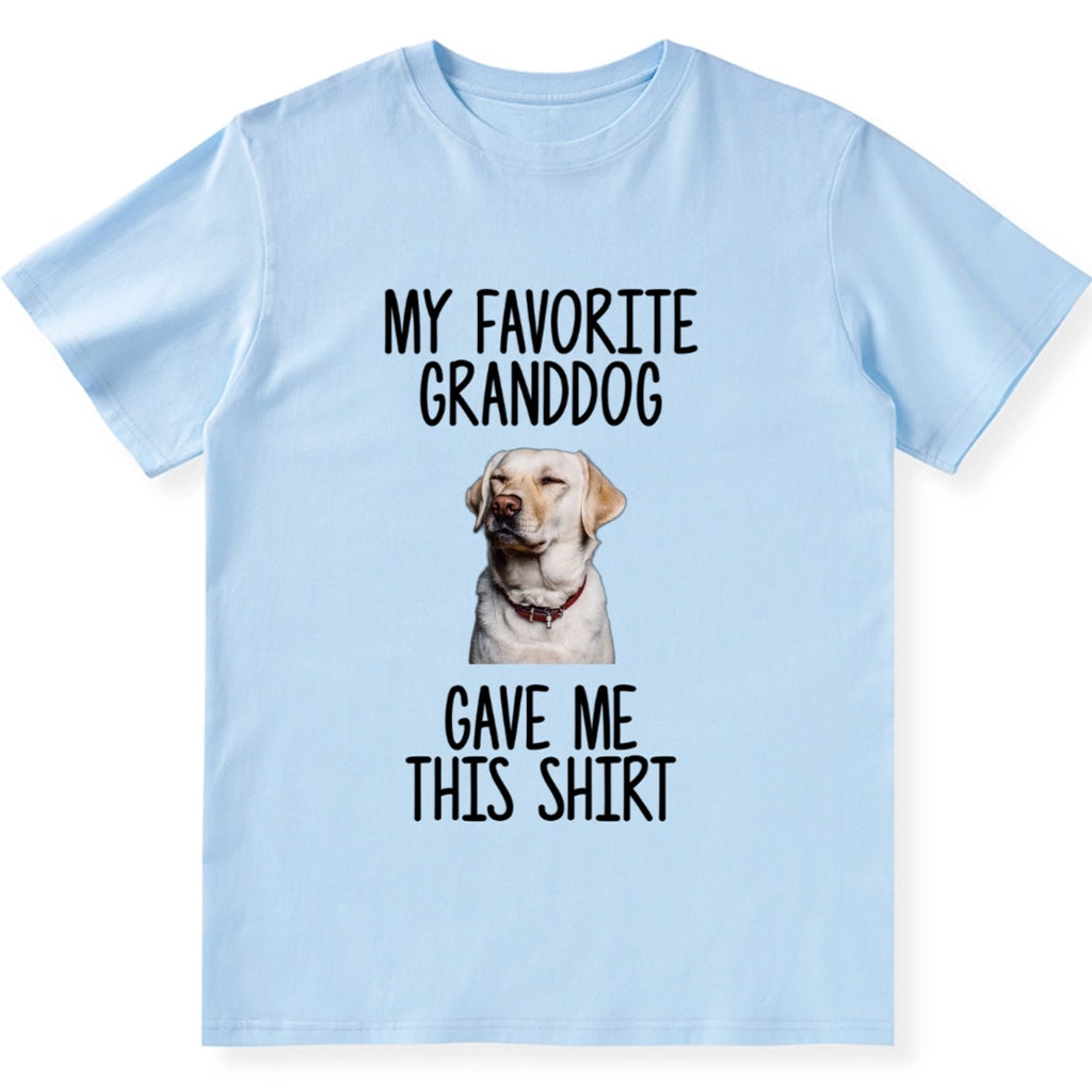 My Favorite Granddog - Personalized Custom Photo Unisex T-shirt