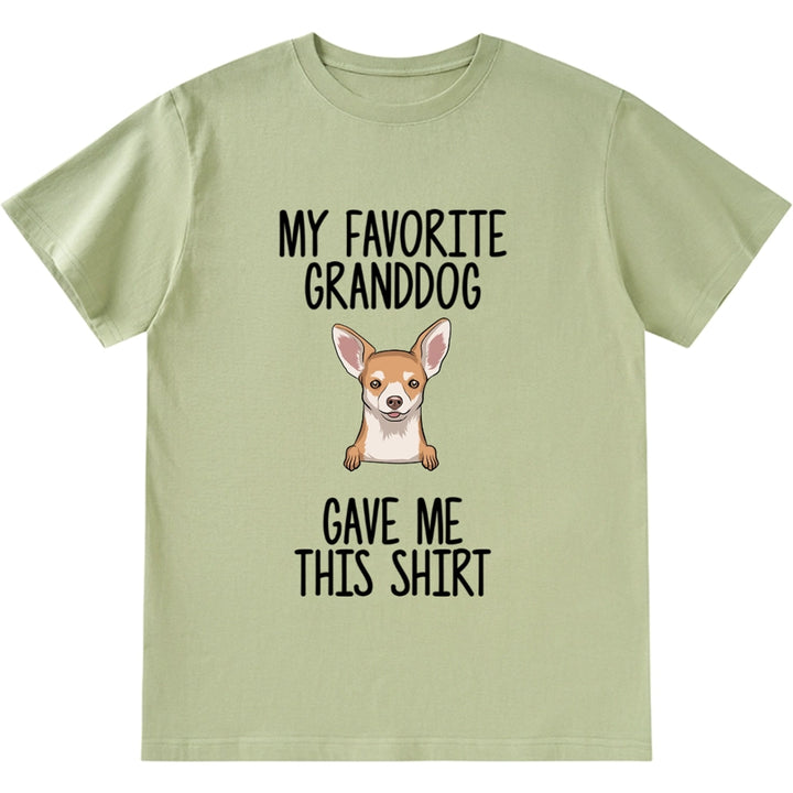 My Favorite Granddog - Personalized Custom Photo Unisex T-shirt