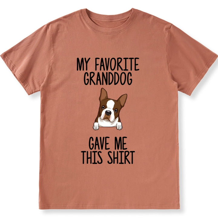 My Favorite Granddog - Personalized Custom Photo Unisex T-shirt