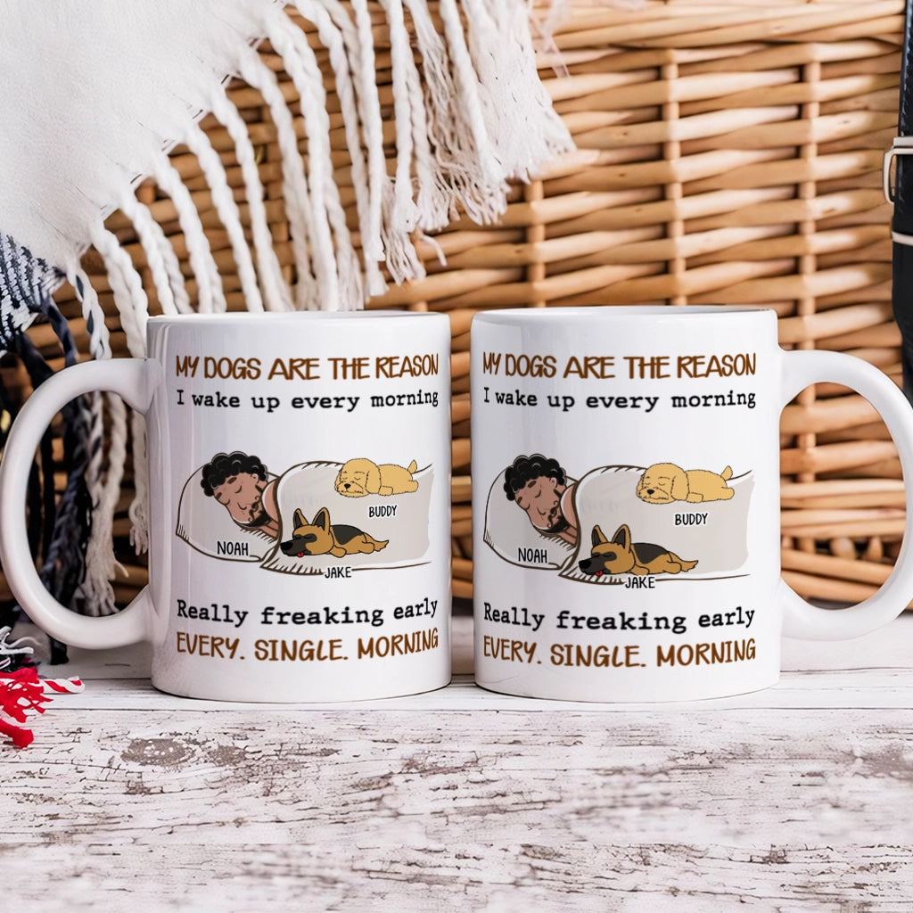 My Pet Is The Reason - Personalized Custom Coffee Mug