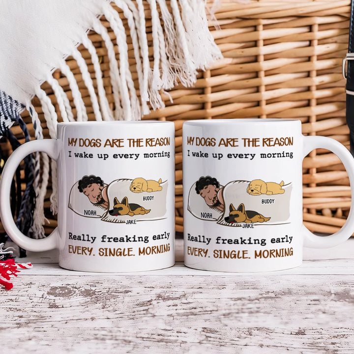 My Pet Is The Reason - Personalized Custom Coffee Mug