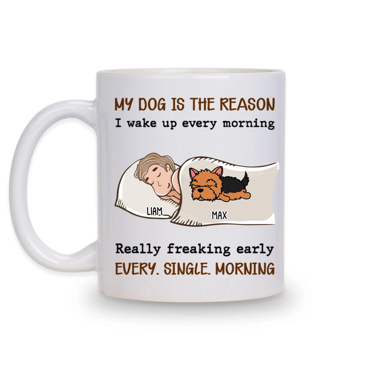 My Pet Is The Reason - Personalized Custom Coffee Mug