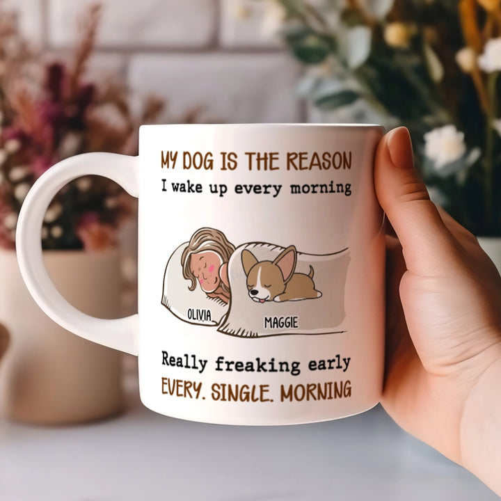 My Pet Is The Reason - Personalized Custom Coffee Mug