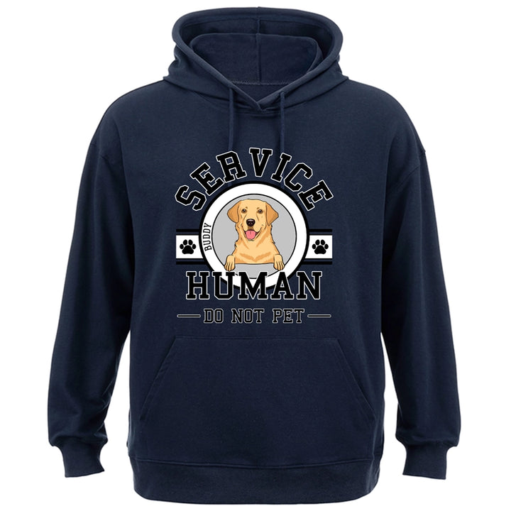 Service Human, Do Not Pet 14 - Personalized Custom Hoodie