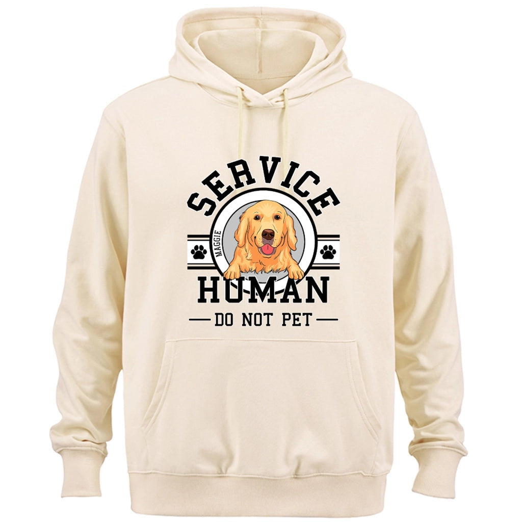 Service Human, Do Not Pet 14 - Personalized Custom Hoodie