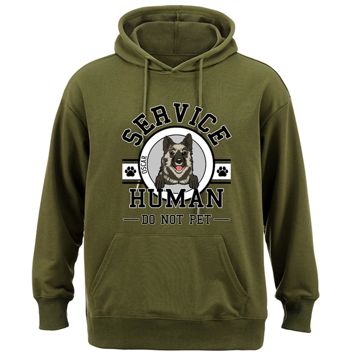 Service Human, Do Not Pet 14 - Personalized Custom Hoodie