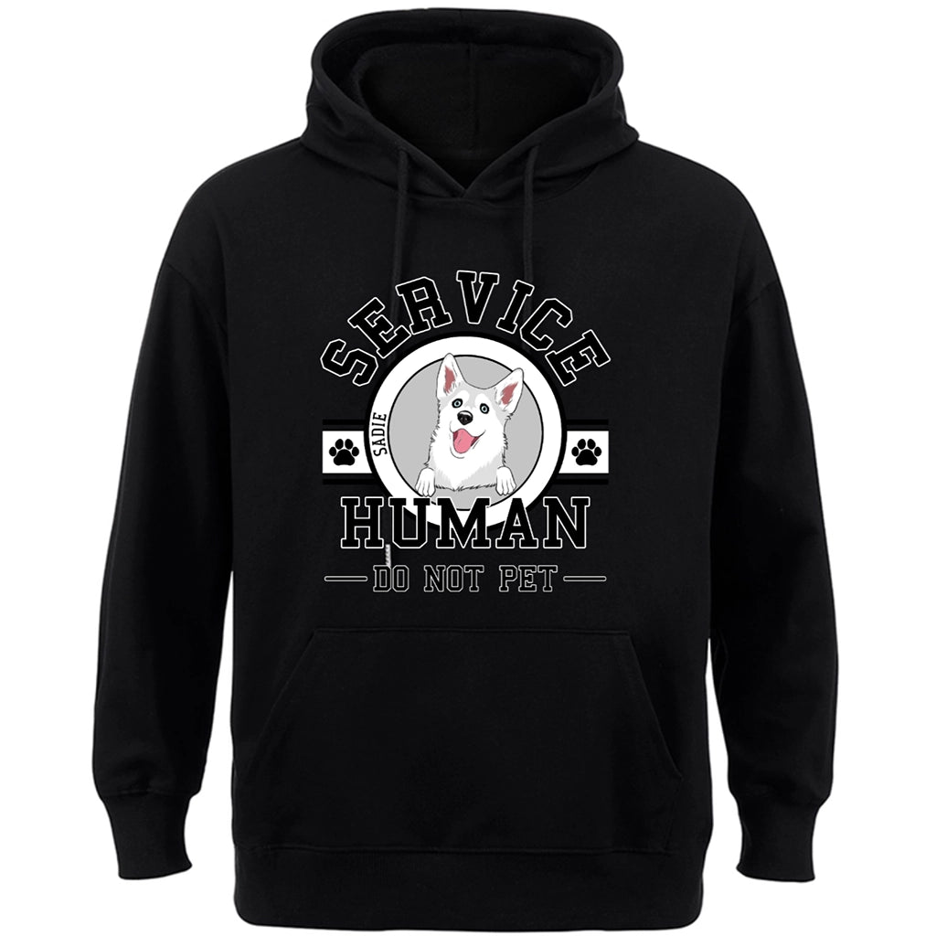 Service Human, Do Not Pet 14 - Personalized Custom Hoodie