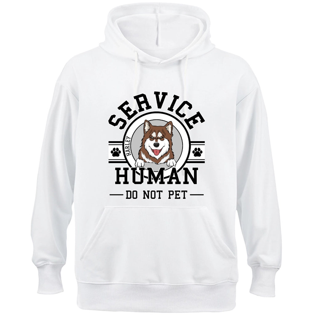 Service Human, Do Not Pet 14 - Personalized Custom Hoodie