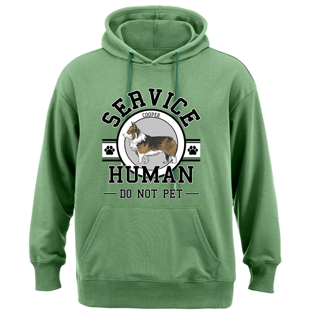 Service Human, Do Not Pet - Personalized Custom Hoodie