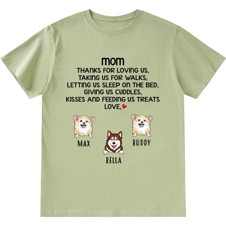 Thanks For Loving Me - Personalized Custom Unisex T-shirt