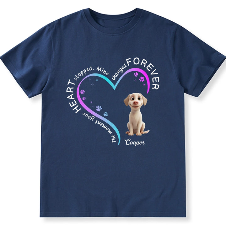 The Moment Your Heart Stopped - Personalized Custom Unisex T-shirt