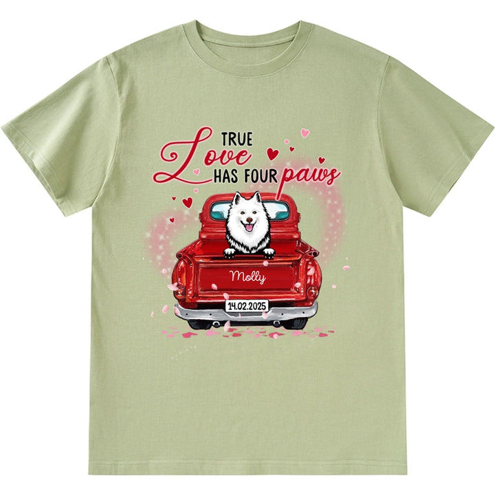 Valentine Is Better With Dog - Personalized Custom Unisex T-shirt