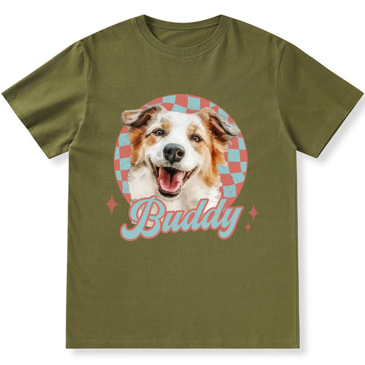 Vintage 90s Pet - Personalized Custom Photo Unisex T-shirt