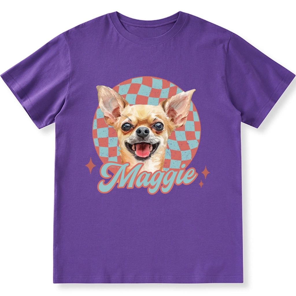 Vintage 90s Pet - Personalized Custom Photo Unisex T-shirt