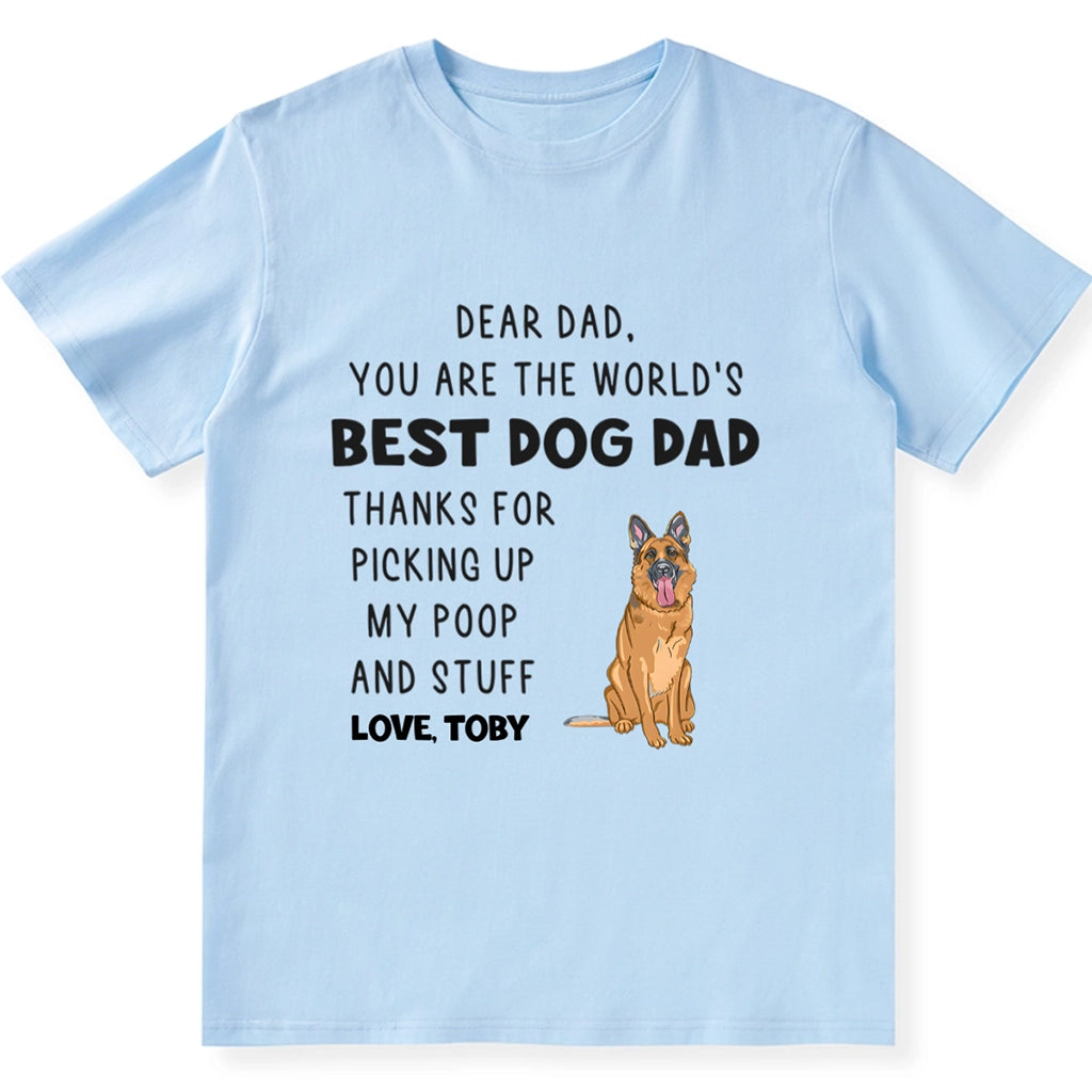 You Are The World's Best Dog Mom - Personalized Custom Unisex T-shirt